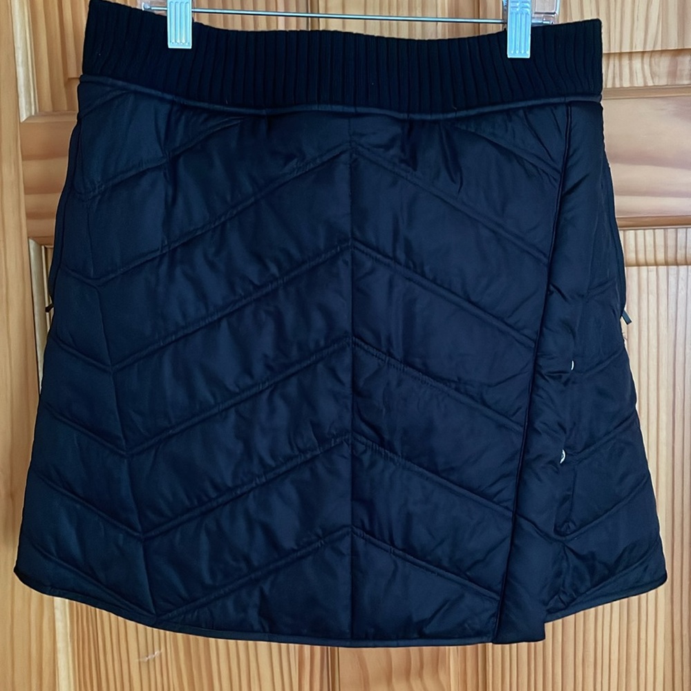 PRANA Black Quilted Women's Skirt
